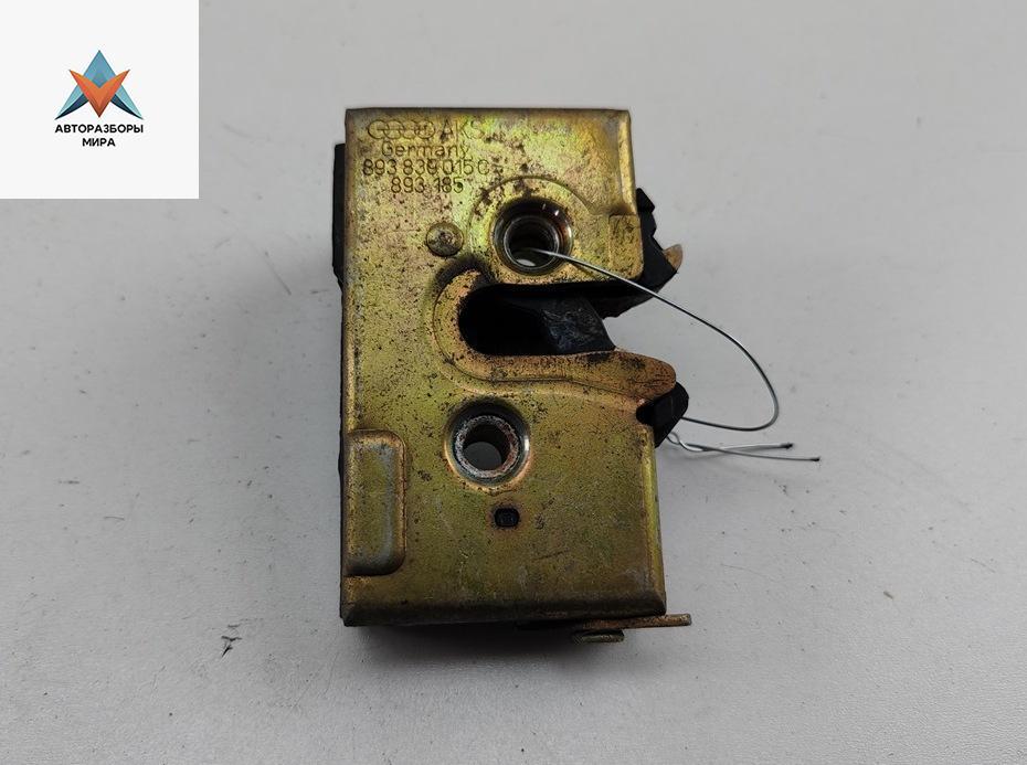 замок двери задней левой Audi 80 8A/B3 1989, 1.8 л., бензин, АКПП, синий, седан, 893839045C - фото №1