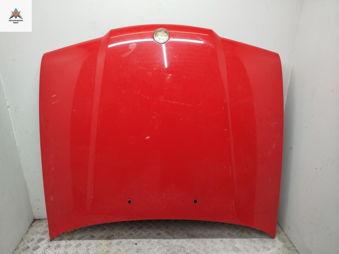 капот BMW 3 серия E36 1994, 1.6 л., бензин, МКПП, красный, хетчбэк 3 дв. - фото №1