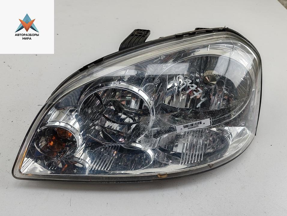 фара левая Daewoo Nubira J200 2004, 1.6 л., бензин, МКПП, серый, универсал - фото №1