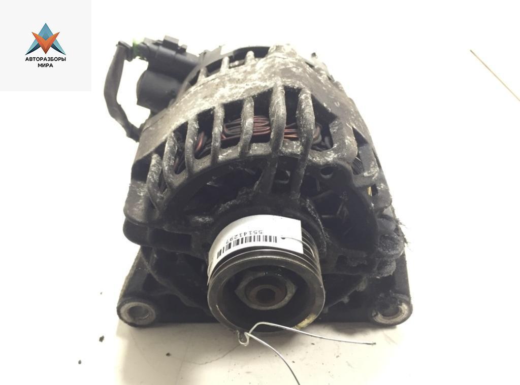 генератор Peugeot 207 1 поколение 2006, 1.4 л., бензин, МКПП, синий, хетчбэк 5 дв., 9654343080 - фото №1