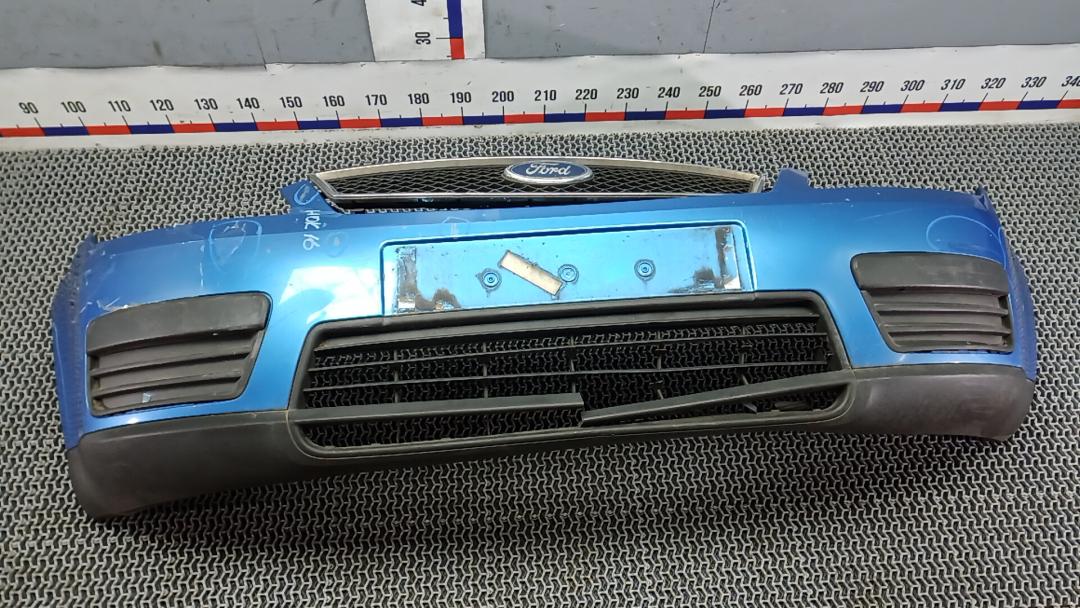 бампер передний Ford C-Max 1 поколение 2005, 1.6 л., TDCi, дизель, МКПП, минивэн - фото №1