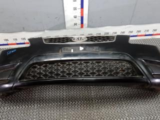 бампер передний Kia Rio 2 поколение [рестайлинг] 2010, 1.4 л., бензин, МКПП, хетчбэк 5 дв.