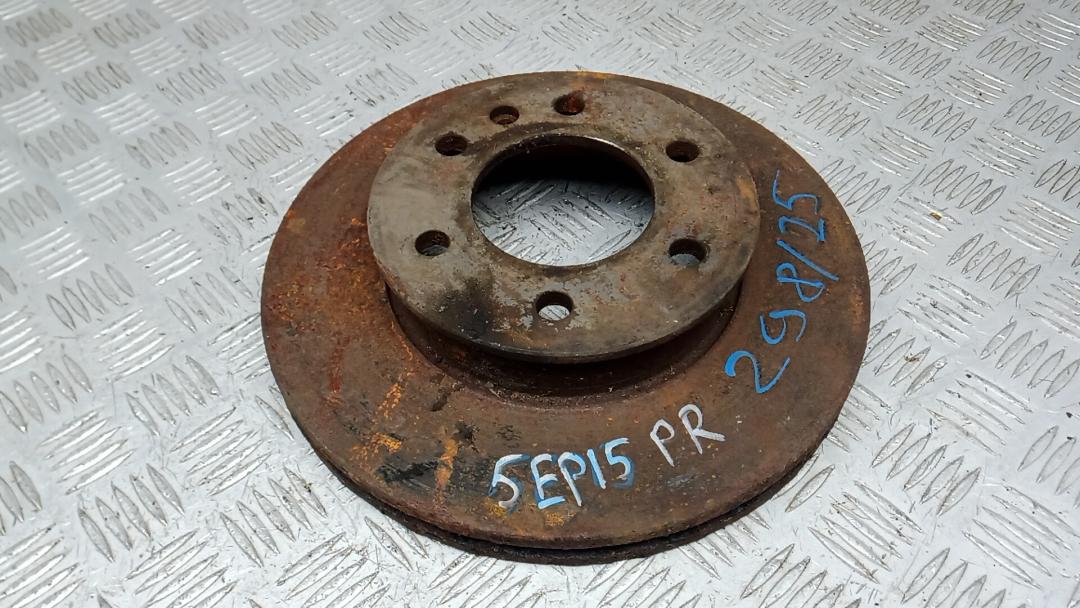 диск тормозной передний Volkswagen Crafter 1 поколение 2010, 2.5 л., дизель, МКПП, микроавтобус - фото №1