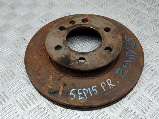 диск тормозной передний Volkswagen Crafter 1 поколение 2010, 2.5 л., дизель, МКПП, микроавтобус