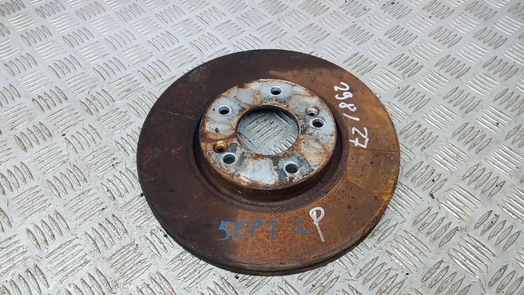 диск тормозной передний Hyundai ix35 1 поколение 2012, 1.7 л., дизель, МКПП, внедорожник 5 дв., 517123K160 - фото №1