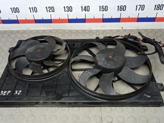 вентилятор радиатора Volkswagen Touran 1 поколение 2005, 1.9 л., дизель, МКПП, минивэн, 1K0959455ES, 1K0959455EA, 1K0121207T