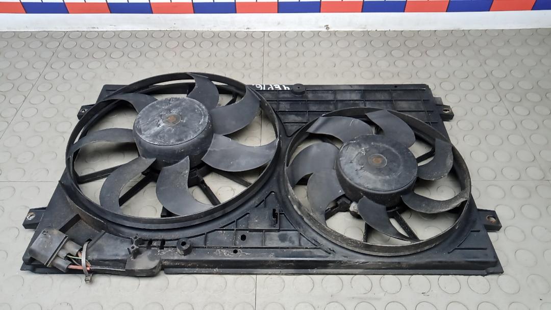 вентилятор радиатора Volkswagen Touran 1 поколение 2005, 1.9 л., дизель, МКПП, минивэн, 1K0121207T, 1K0998455 - фото №1