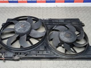 вентилятор радиатора Volkswagen Touran 1 поколение 2005, 1.9 л., дизель, МКПП, минивэн, 1K0121207T, 1K0998455