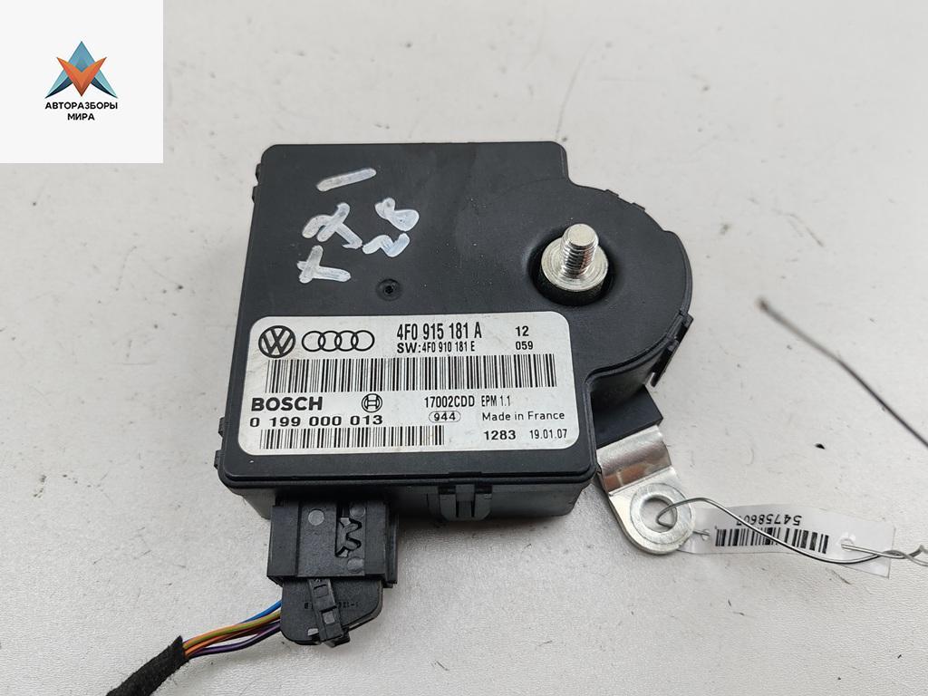 Блок управления аккумулятором Audi A6 4F/C6 2007, 2.0 л., TFSI, бензин, МКПП, чёрный, седан, 4F0915181A - фото №1