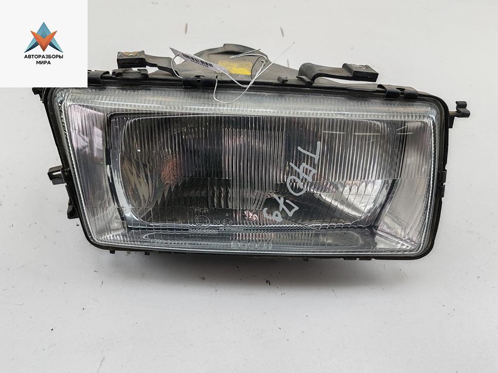 фара правая Audi 80 8A/B3 1989, 1.8 л., бензин, АКПП, синий, седан - фото №1