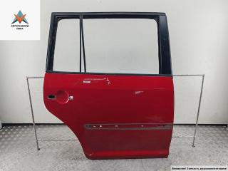 дверь сдвижная Volkswagen Touran 1 поколение 2005, красный, минивэн
