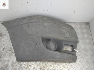 клык бампера передний правый Ford Transit 7 поколение 2008, 2.2 л., дизель, МКПП, красный, микроавтобус