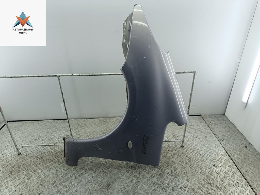крыло переднее левое Citroen Xsara Picasso 1 поколение 2001, 1.8 л., бензин, МКПП, серый, минивэн - фото №1