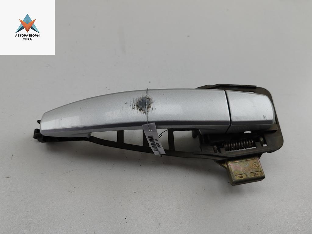 ручка наружная задняя правая Opel Vectra C 2002, 2.2 л., бензин, МКПП, серый, седан - фото №1