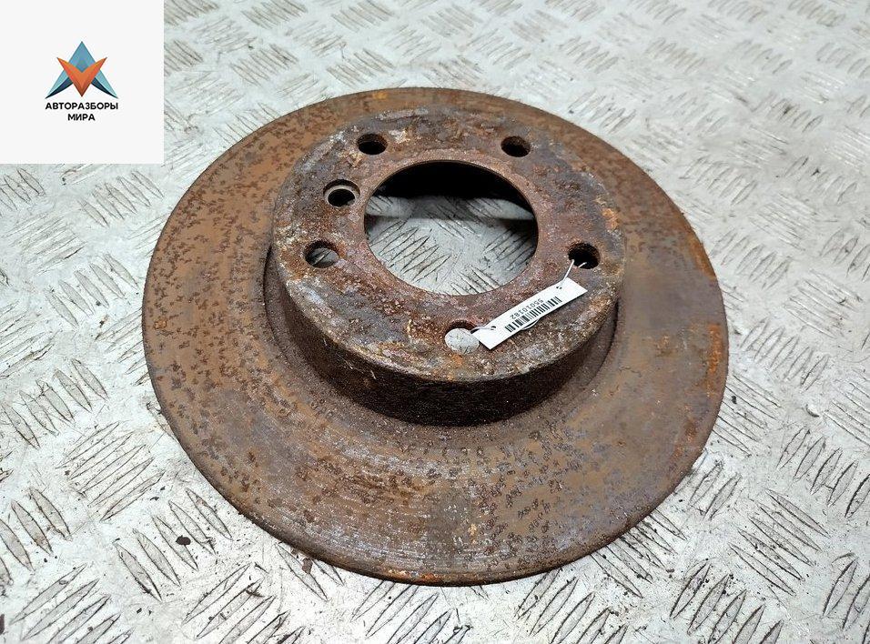 диск тормозной передний BMW 3 серия E36 1994, 1.6 л., бензин, МКПП, чёрный, хетчбэк 3 дв. - фото №1