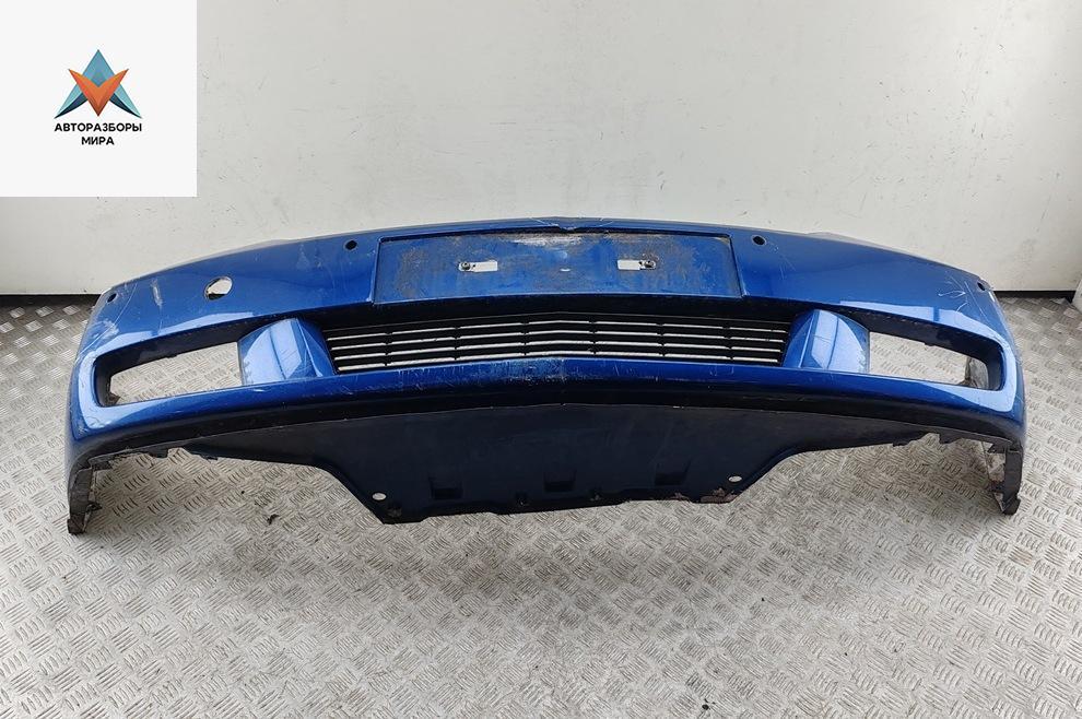 бампер передний Opel Vectra C 2002, бензин, синий, седан - фото №1