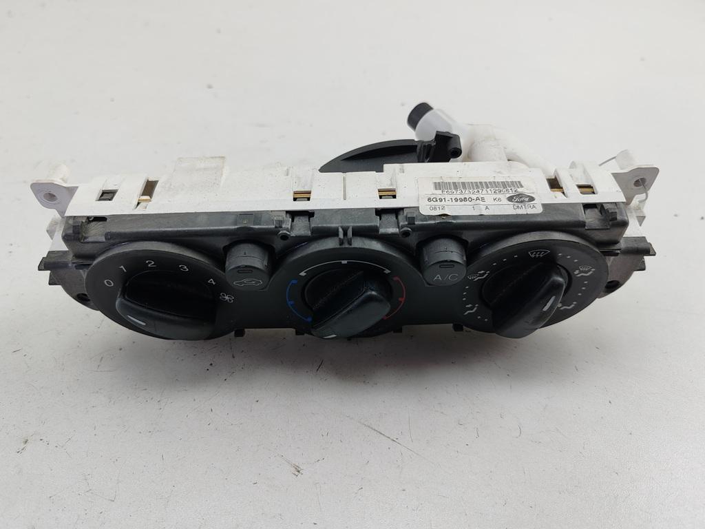 блок управления печки / климат-контроля Ford Mondeo 4 поколение 2007, 2.0 л., дизель, МКПП, серый, универсал, 6G91-19980-AE - фото №1
