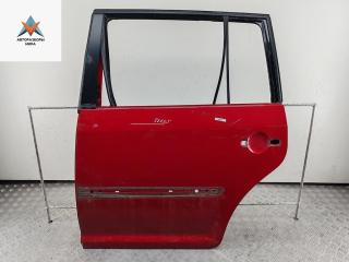дверь сдвижная Volkswagen Touran 1 поколение 2005, красный, минивэн