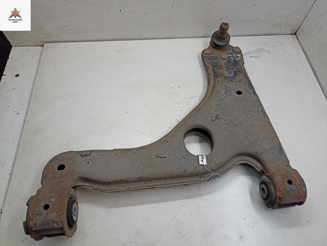 рычаг передний левый Opel Astra G 2000, 1.6 л., бензин, МКПП, зелёный, хетчбэк 5 дв. - фото №1