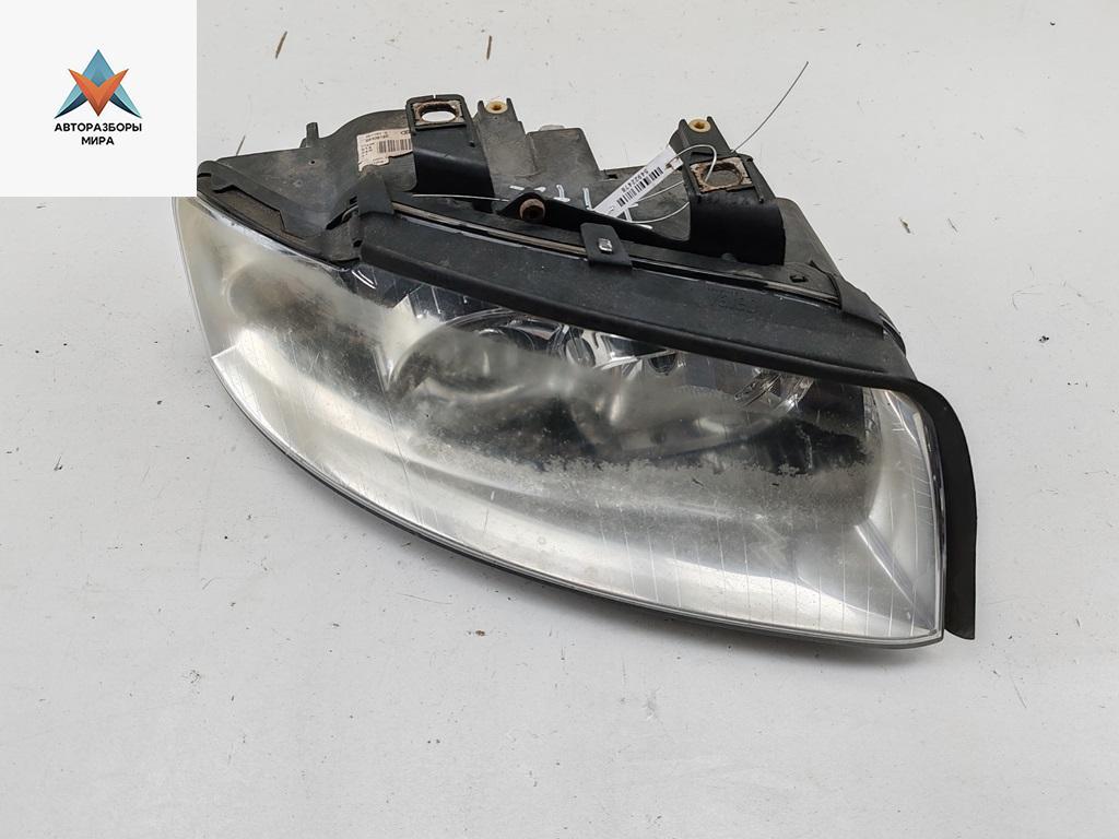 фара правая Audi A4 B6 2001, 2.0 л., бензин, АКПП, чёрный, универсал, 8E0941004S - фото №1