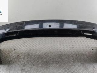 бампер задний SsangYong Rodius 1 поколение [рестайлинг] 2007, чёрный, минивэн