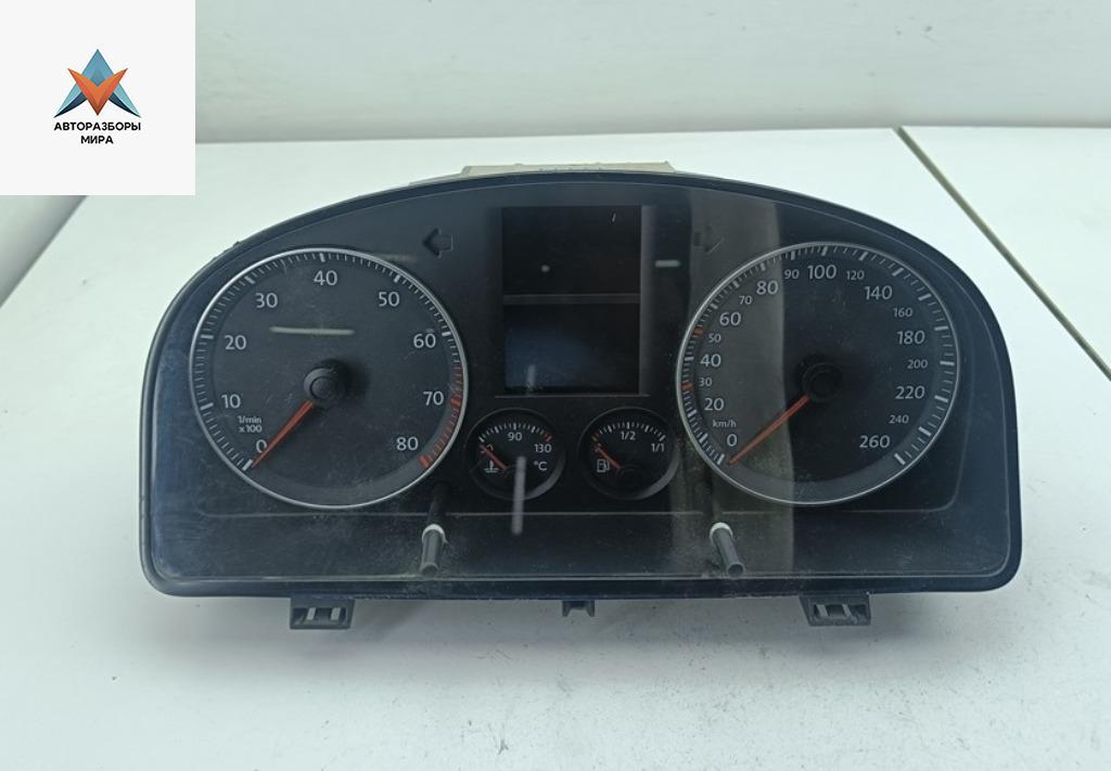 приборная панель Volkswagen Touran 1 поколение 2005, 2.0 л., бензин, МКПП, красный, минивэн, 1T0920861 - фото №1