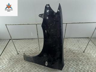 крыло переднее левое Mitsubishi Outlander 1 поколение 2006, 2.0 л., бензин, МКПП, чёрный, внедорожник 5 дв.