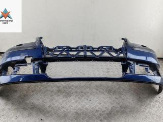 бампер передний Volkswagen Touran 1 поколение [рестайлинг] 2007, бензин, синий, минивэн, 1T0807221