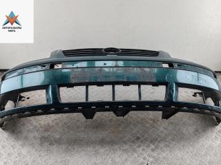 бампер передний Volkswagen Sharan 1 поколение [рестайлинг] 2001, бензин, зелёный, минивэн