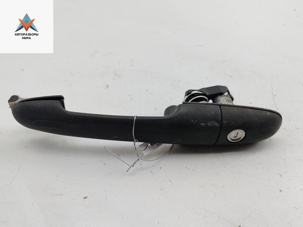 ручка наружная передняя левая Mercedes-Benz Vito-2 / Viano W639 2006, 2.2 л., дизель, МКПП, красный, микроавтобус - фото №1