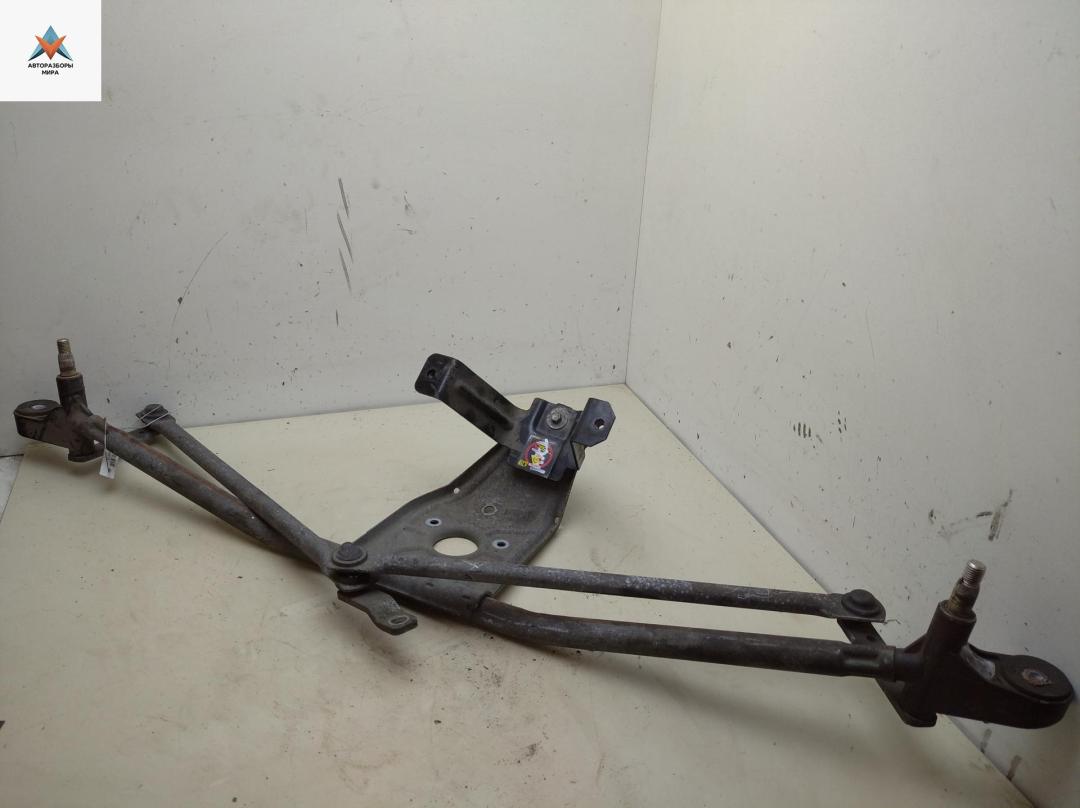 Механизм стеклоочистителя переднего (трапеция дворников) Ford Transit 7 поколение 2008, 2.2 л., дизель, МКПП, красный, микроавтобус - фото №1