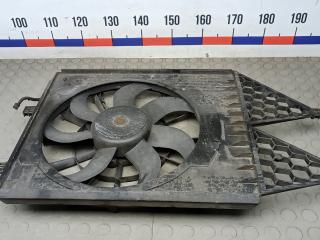 вентилятор радиатора Volkswagen Polo 5 поколение 2010, 1.6 л., дизель, МКПП, хетчбэк 5 дв., 6Q0959455AD, 6R0121207A