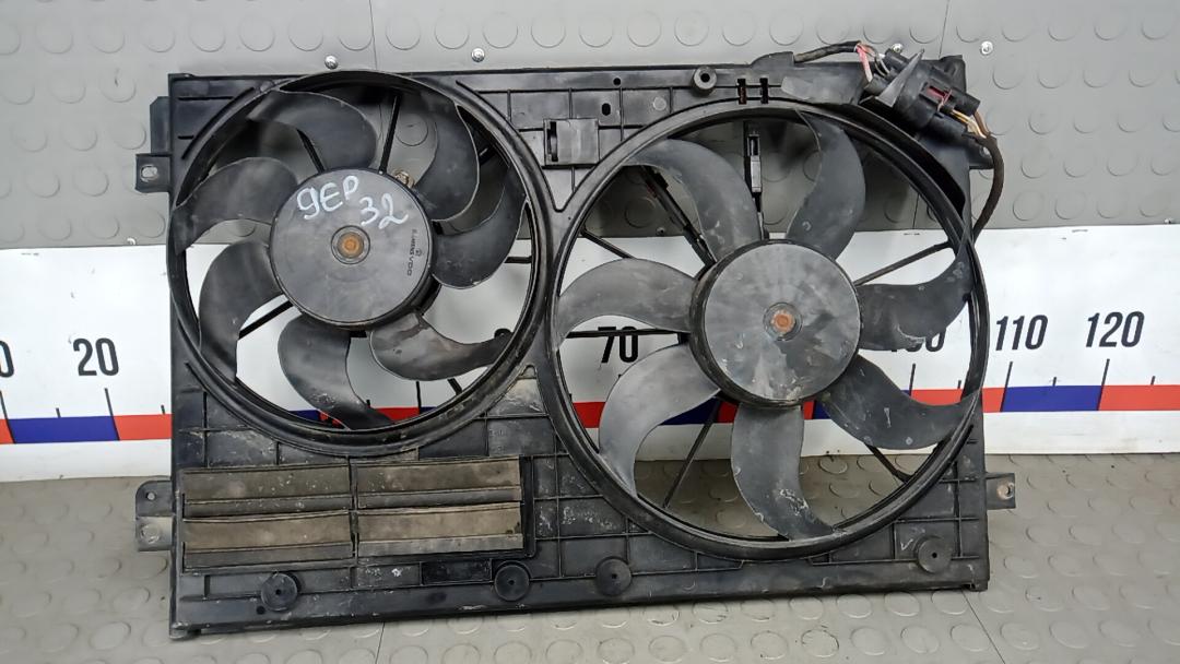 вентилятор радиатора Volkswagen Passat B6 2008, 2.0 л., TDi, дизель, МКПП, седан, 1K0959455ET, 1K0121205AD, 1K0959455DL - фото №1