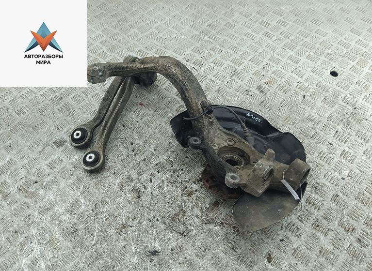 ступица передняя левая Audi A6 4F/C6 2007, 2.0 л., TFSI, бензин, МКПП, чёрный, седан - фото №1