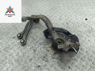 ступица передняя левая Audi A6 4F/C6 2007, 2.0 л., TFSI, бензин, МКПП, чёрный, седан