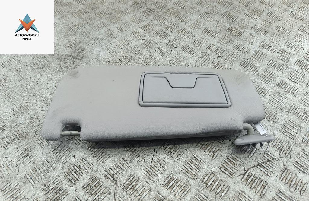 козырек солнцезащитный Mitsubishi Outlander 1 поколение 2006, 2.0 л., бензин, МКПП, чёрный, внедорожник 5 дв. - фото №1