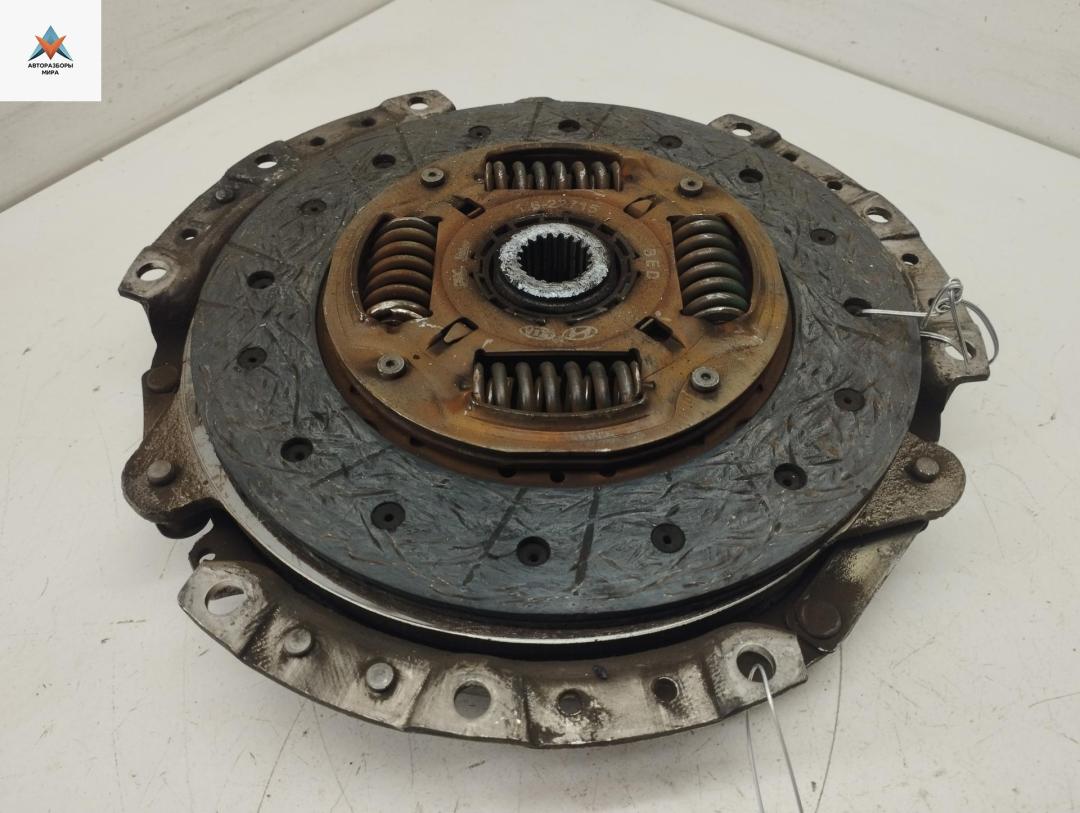 комплект сцепления Kia Rio 2 поколение 2006, 1.4 л., бензин, МКПП, синий, хетчбэк 5 дв. - фото №1