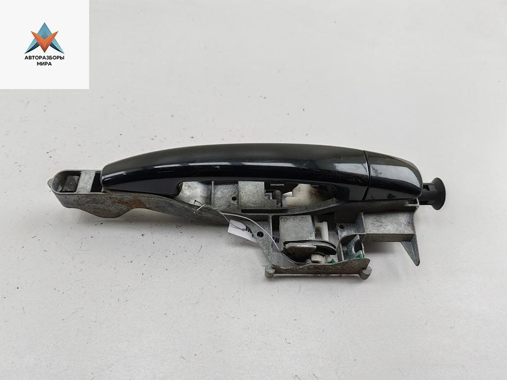 ручка наружная задняя правая Peugeot 308 T7 2008, 1.6 л., бензин, МКПП, чёрный, универсал, 9680168580 - фото №1