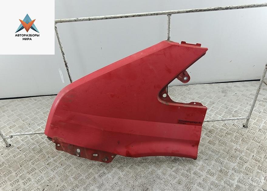 крыло переднее левое Ford Transit 7 поколение 2008, 2.2 л., дизель, МКПП, красный, микроавтобус - фото №1