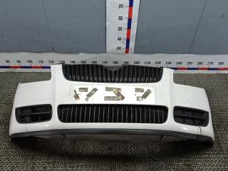 бампер передний Skoda Fabia 2 поколение (5J) 2007, 1.2 л., бензин, МКПП, хетчбэк 5 дв., 5J0807221