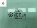 стекло двери передней правой Audi A4 B5 1997, 2.6 л., бензин, МКПП, красный, седан - фото №2