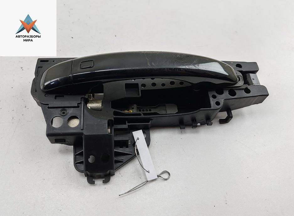 ручка наружная задняя правая Audi A4 B8/8K 2009, 2.0 л., дизель, МКПП, чёрный, универсал, 8T0837886A - фото №1
