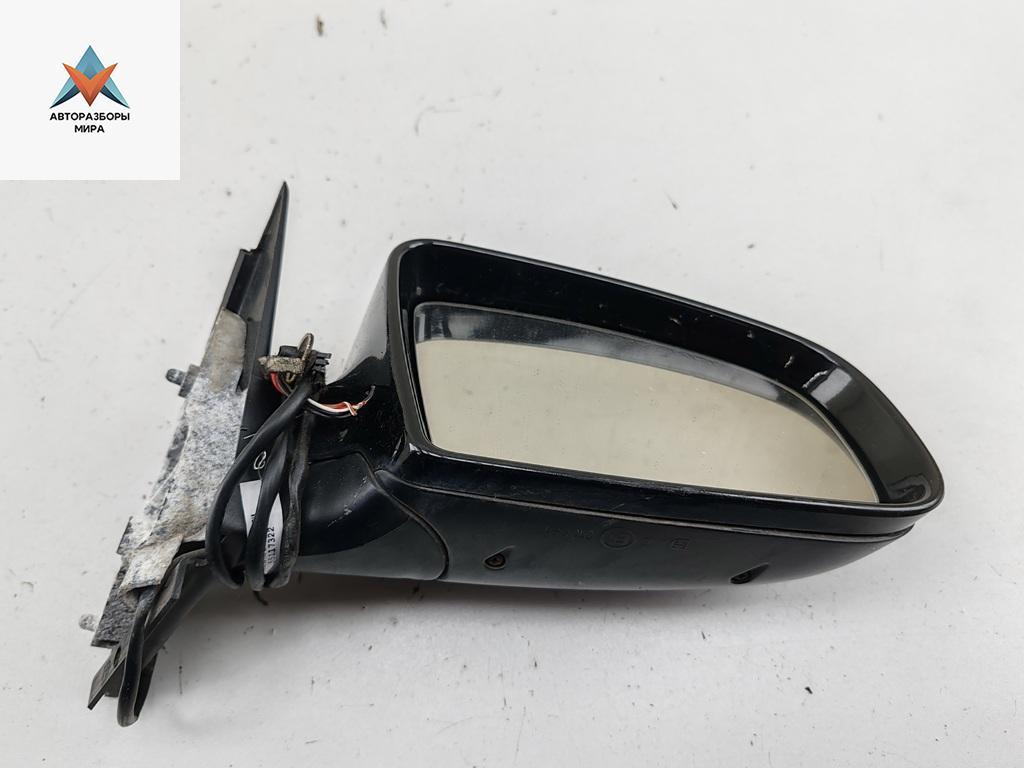 зеркало правое Audi A4 B6 2001, 2.0 л., бензин, АКПП, чёрный, универсал - фото №1