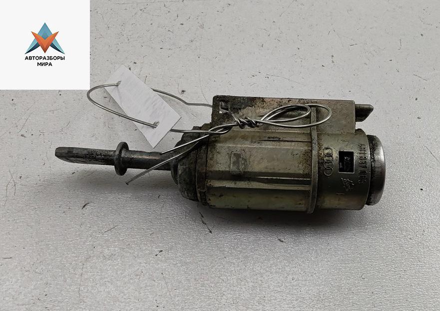 личинка дверного замка Audi A6 4B/C5 1999, 2.4 л., бензин, АКПП, зелёный, седан, 4B1837063 - фото №1