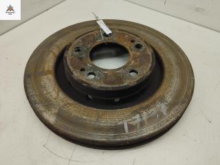 диск тормозной передний Mitsubishi Outlander 1 поколение 2006, 2.0 л., бензин, МКПП, чёрный, внедорожник 5 дв.