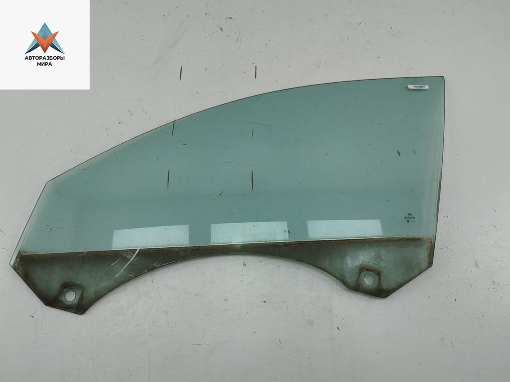 стекло двери передней левой Audi A6 4F/C6 2007, 2.0 л., TFSI, бензин, МКПП, чёрный, седан - фото №1