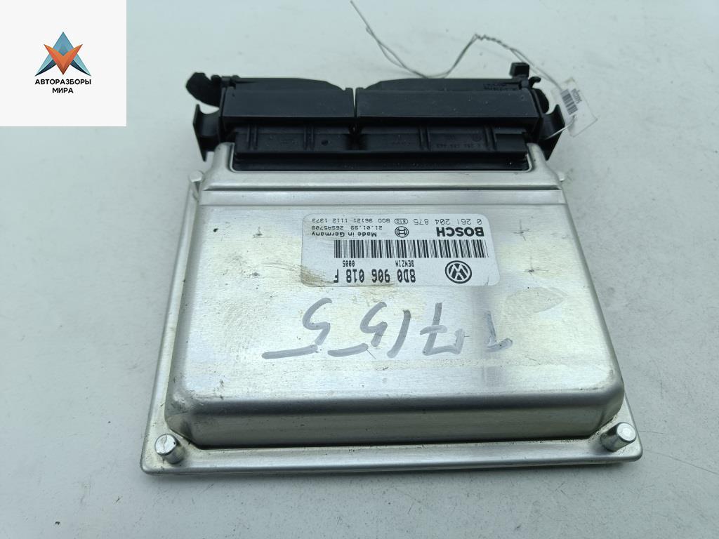 ЭБУ Volkswagen Passat B5 1999, 1.8 л., бензин, МКПП, синий, универсал, 8D0906018F - фото №1