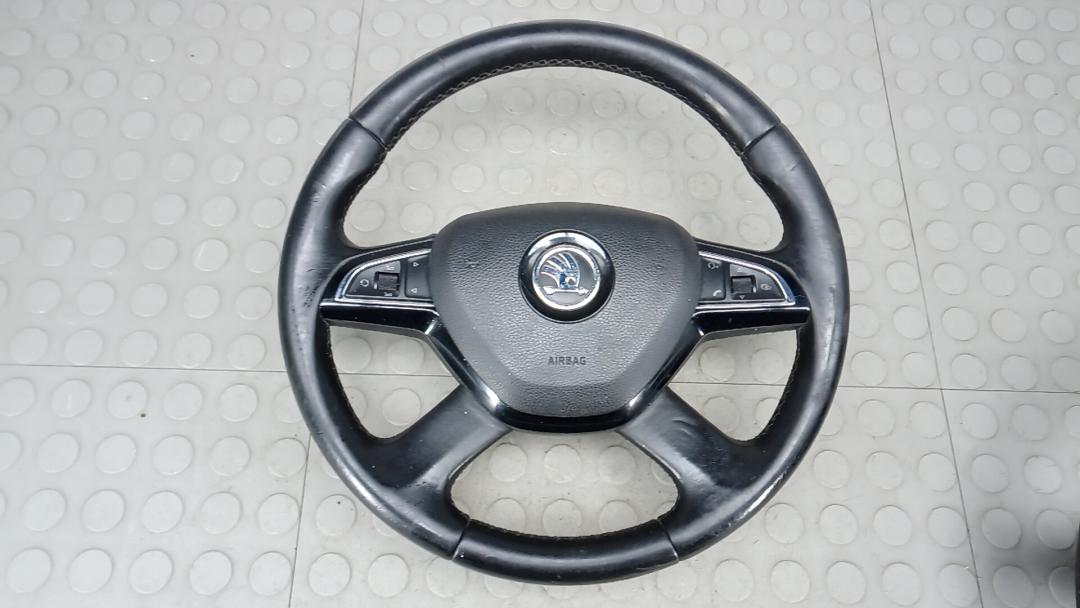 руль Skoda Superb 3 поколение 2015, 1.6 л., дизель, МКПП, хетчбэк 5 дв., 3T0419091AH - фото №1