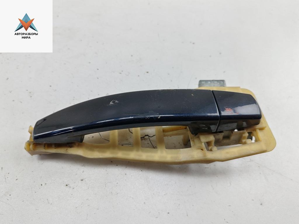 ручка наружная задняя левая Opel Vectra C 2004, 1.8 л., бензин, МКПП, синий, седан - фото №1