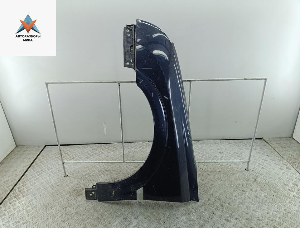 крыло переднее левое Opel Vectra C 2004, 1.8 л., бензин, МКПП, синий, седан - фото №1